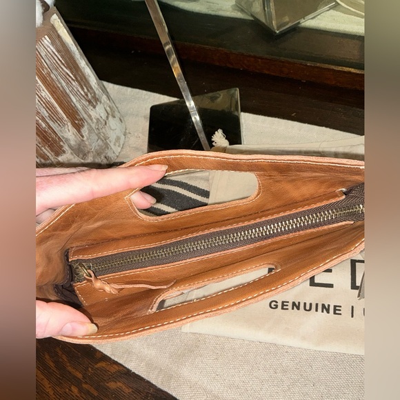 NWT Bed Stu Leather Keiki Crossbody Bag Handbag Nectar Lux Tan Rustic MSRP $235 - Picture 11 of 14